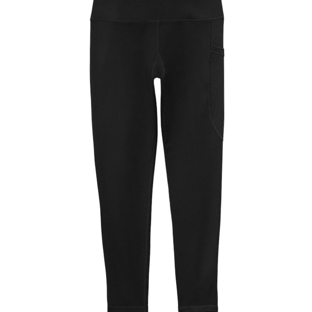 Tight Pickles High-Rise Leggings in Black — back view | athletic street sport | Pickles Apparel