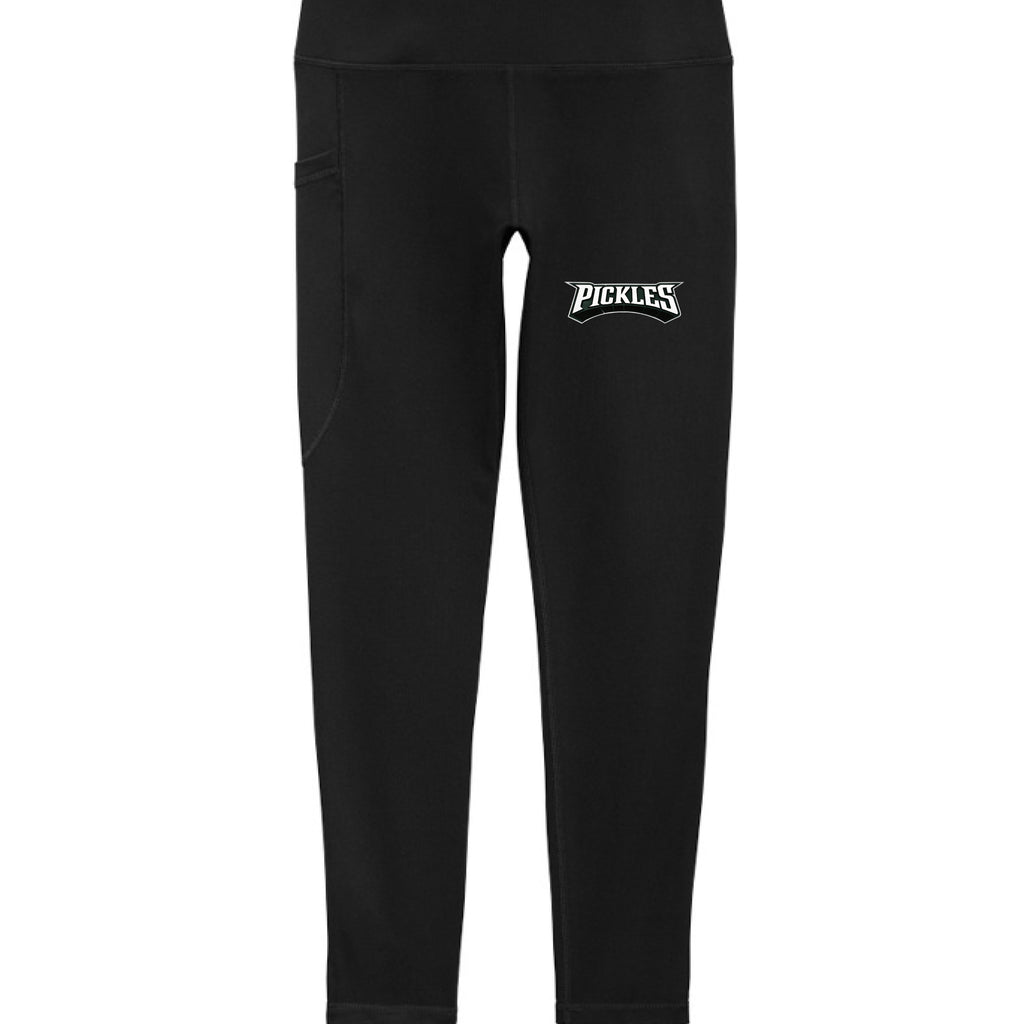 Tight Pickles High-Rise Leggings in Black — front view | Philly game day | Pickles Apparel