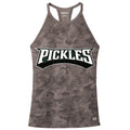Tight Pickles Performance Tank in Gear Grey Camo — front view | Philly game day | Pickles Apparel