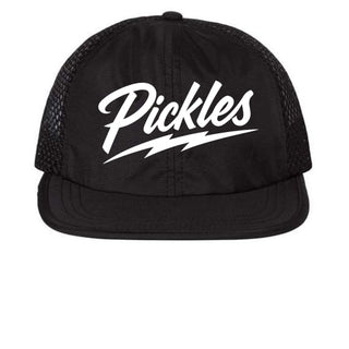 Dill-Lightning Performance Mesh Pickle Cap in Black, front view