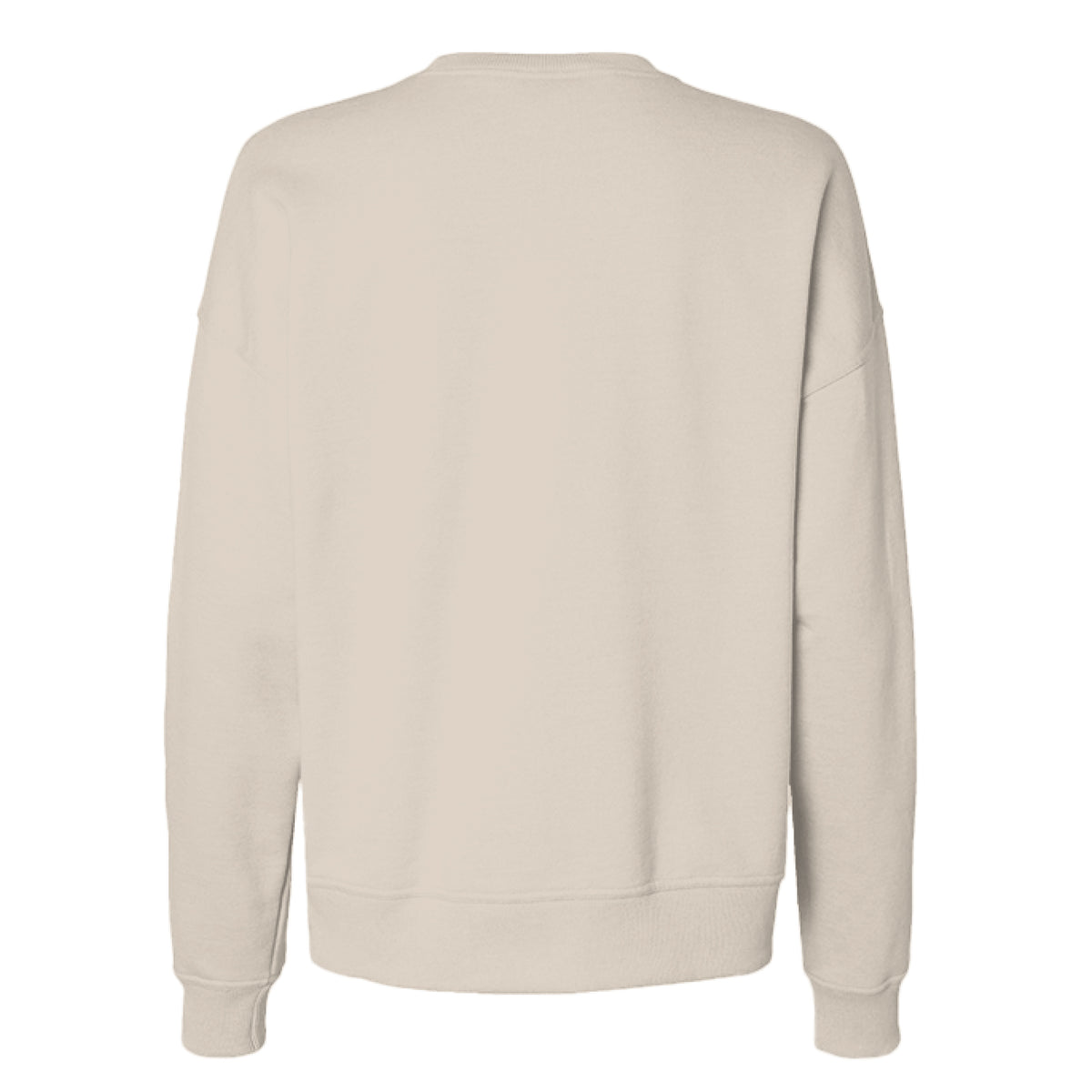 Peace Love and Pickles Women's Sweatshirt in Sand, back view